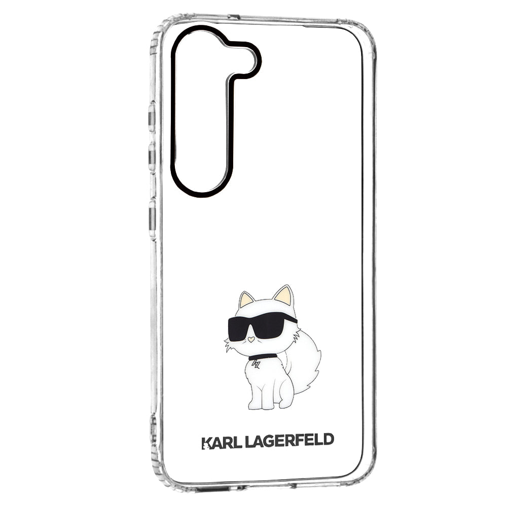 Θήκη για Samsung Galaxy S23 S911, Karl Lagerfeld, Ikonik Choupette, Διάφανη