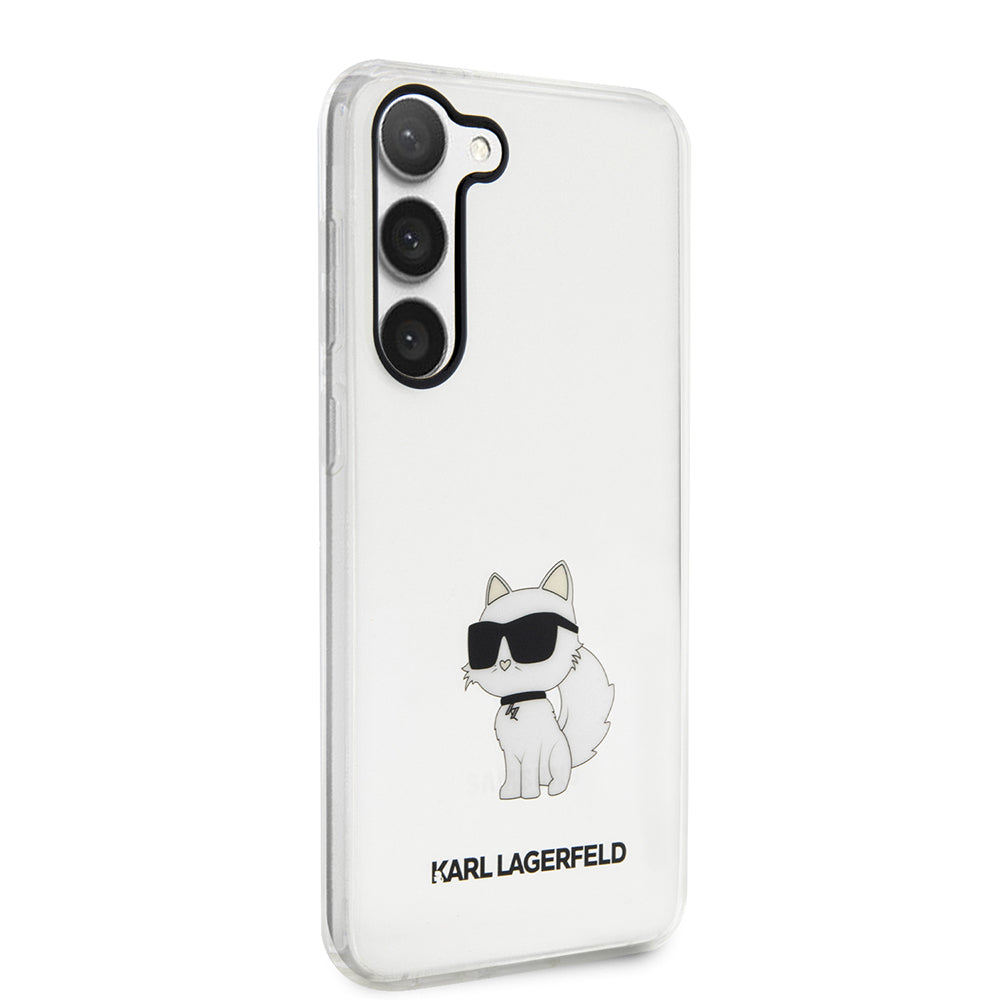 Θήκη για Samsung Galaxy S23 S911, Karl Lagerfeld, Ikonik Choupette, Διάφανη