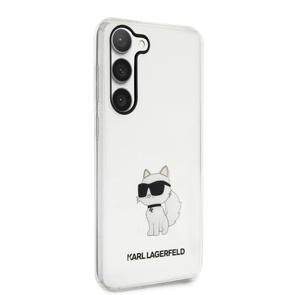 Θήκη για Samsung Galaxy S23 S911, Karl Lagerfeld, Ikonik Choupette, Διάφανη