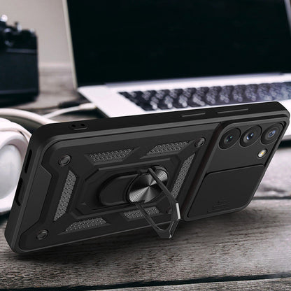 Θήκη για Samsung Galaxy S23 S911, Techsuit, CamShield, Μαύρο