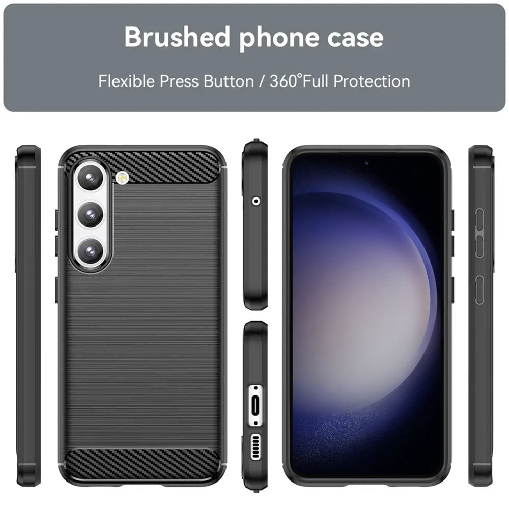 Θήκη για Samsung Galaxy S23 S911, Techsuit, Carbon, Μαύρο