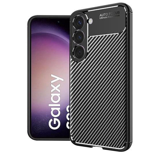 Θήκη για Samsung Galaxy S23 S911, Techsuit, CarbonFiber, Μαύρο