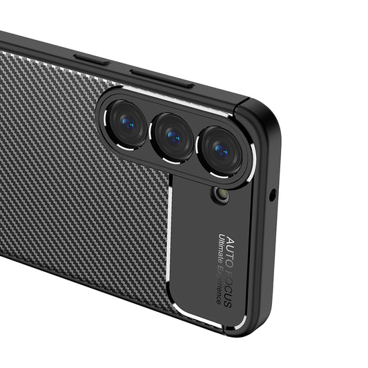 Θήκη για Samsung Galaxy S23 S911, Techsuit, CarbonFiber, Μαύρο