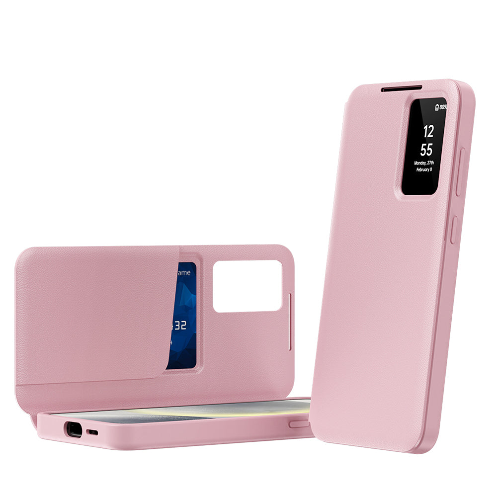 Θήκη για Samsung Galaxy S23 S911, Techsuit, SmartView, Ροζ