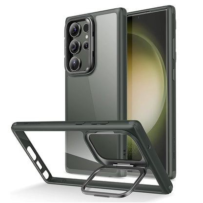 Case for Samsung Galaxy S23 Ultra S918, ESR, Classic Kickstand, Transparent Green