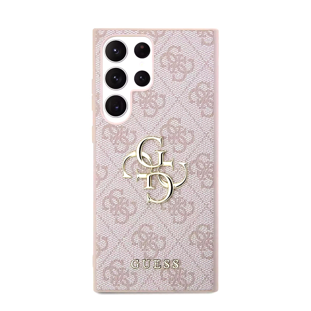 Θήκη για Samsung Galaxy S23 Ultra S918, Guess, 4G Big Logo, Ροζ
