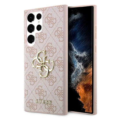 Θήκη για Samsung Galaxy S23 Ultra S918, Guess, 4G Big Logo, Ροζ