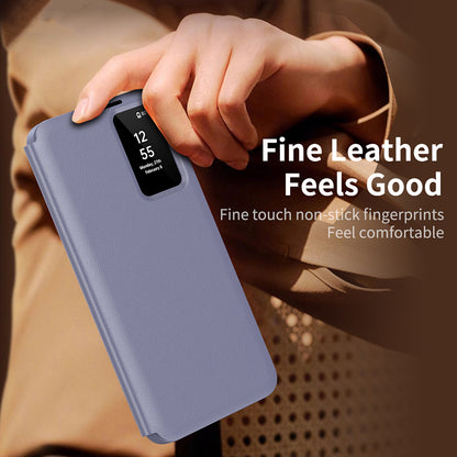 Θήκη για Samsung Galaxy S23 Ultra S918, Techsuit, SmartView, Μωβ