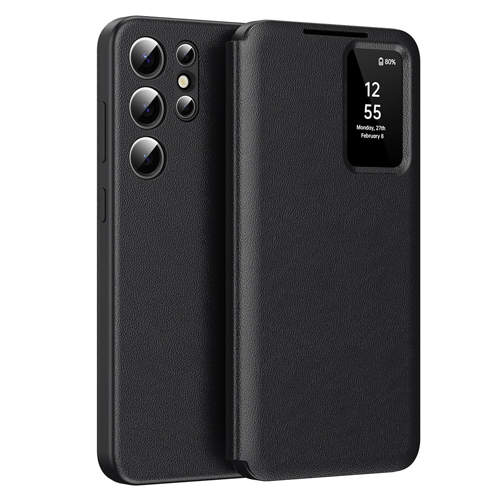 Θήκη για Samsung Galaxy S23 Ultra S918, Techsuit, SmartView, Μαύρο