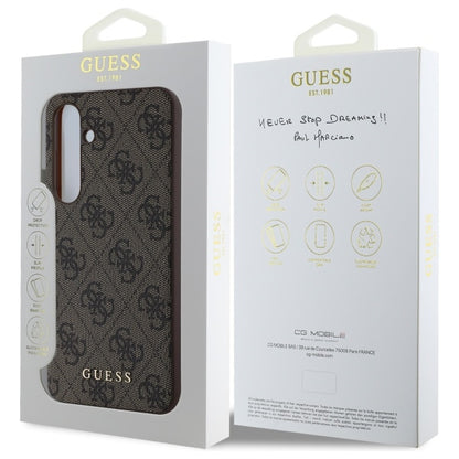 Θήκη για Samsung Galaxy S24 FE S721, Guess, 4G Classic, Καφέ