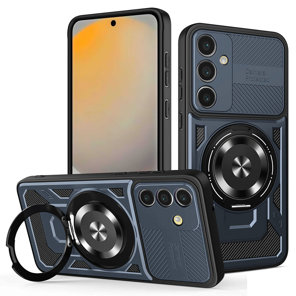 Θήκη για Samsung Galaxy S24 FE S721, Techsuit, RuggedCam, Μπλε