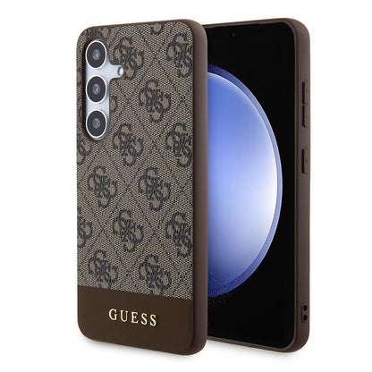 Θήκη για Samsung Galaxy S24+ S926, Guess, 4G Stripe, Καφέ