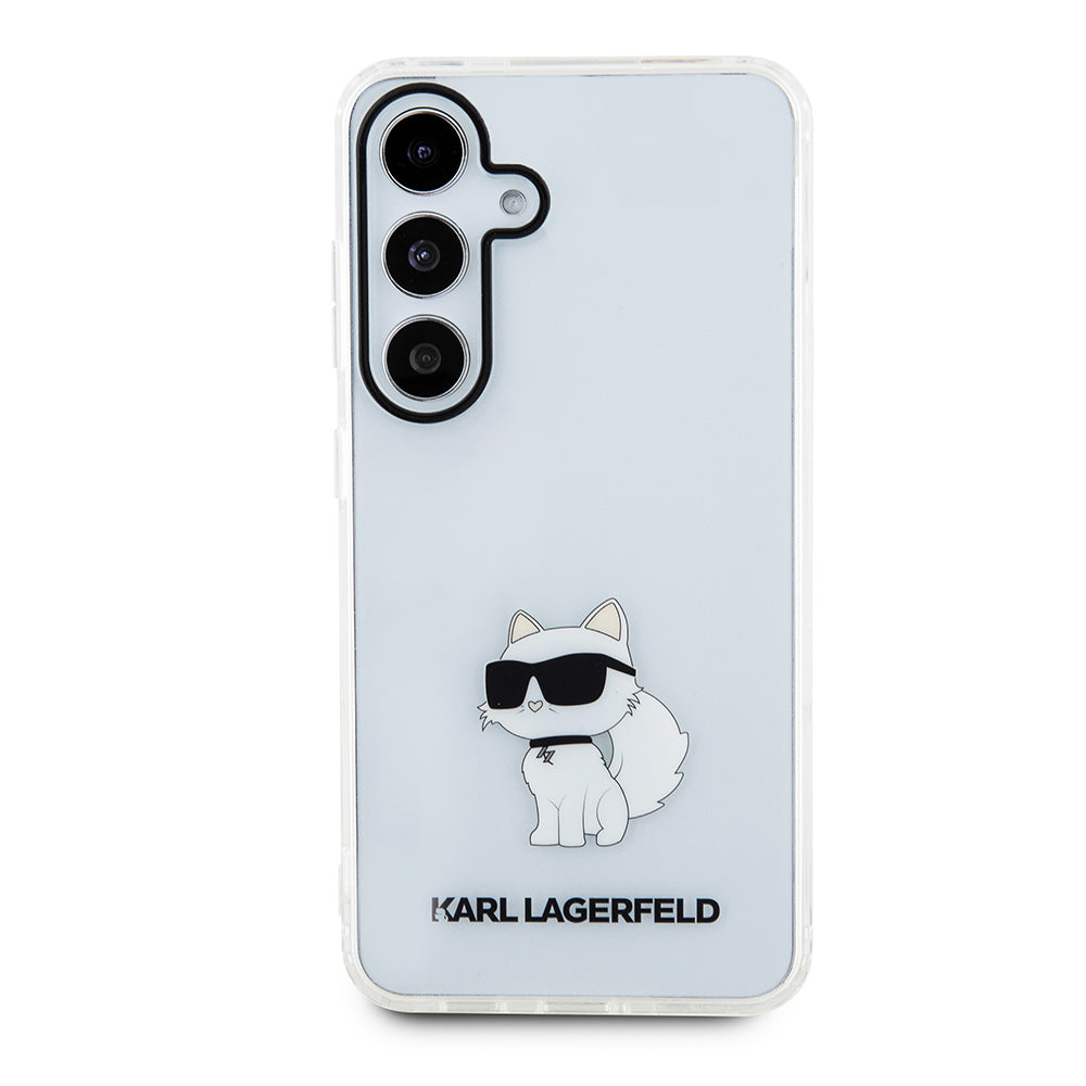 Θήκη για Samsung Galaxy S24+ S926, Karl Lagerfeld, IML Luxury Choupette, Διάφανη