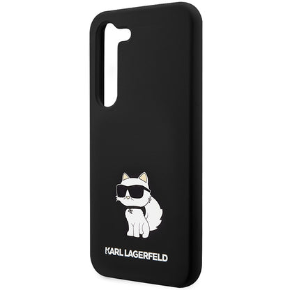 Θήκη για Samsung Galaxy S24+ S926, Karl Lagerfeld, Silicone Choupette, Μαύρη