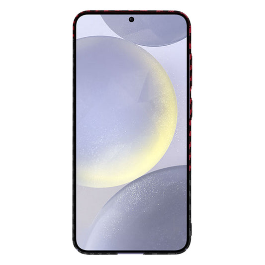 Θήκη για Samsung Galaxy S24+ S926, Techsuit, Carbonite FiberShell, Μαύρο Κόκκινο