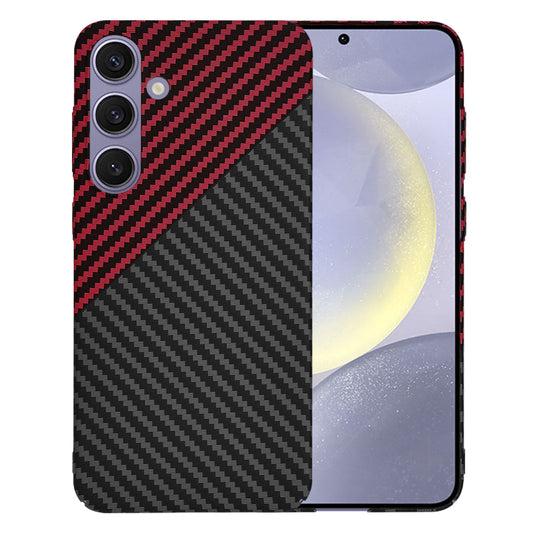 Θήκη για Samsung Galaxy S24+ S926, Techsuit, Carbonite FiberShell, Μαύρο Κόκκινο