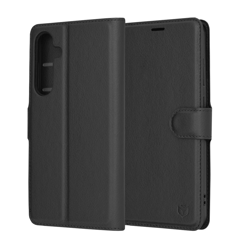 Θήκη για Samsung Galaxy S24+ S926, Techsuit, Leather Folio, Μαύρο