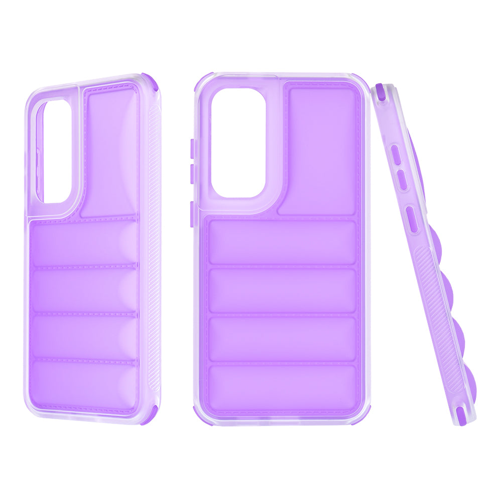 Θήκη για Samsung Galaxy S24+ S926, Techsuit, Wave Shield, Μωβ