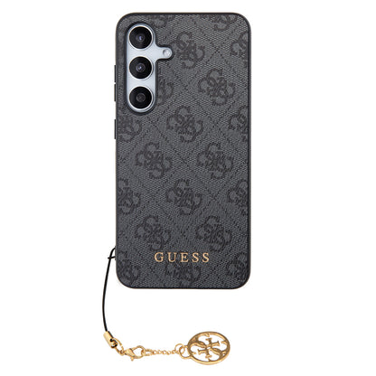 Θήκη για Samsung Galaxy S24 S921, Guess, 4G Charm, Μαύρη