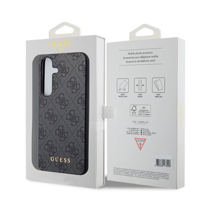 Θήκη για Samsung Galaxy S24 S921, Guess, 4G Charm, Μαύρη