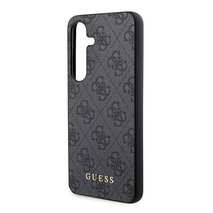 Θήκη για Samsung Galaxy S24 S921, Guess, 4G Metal Gold Logo, Μαύρη