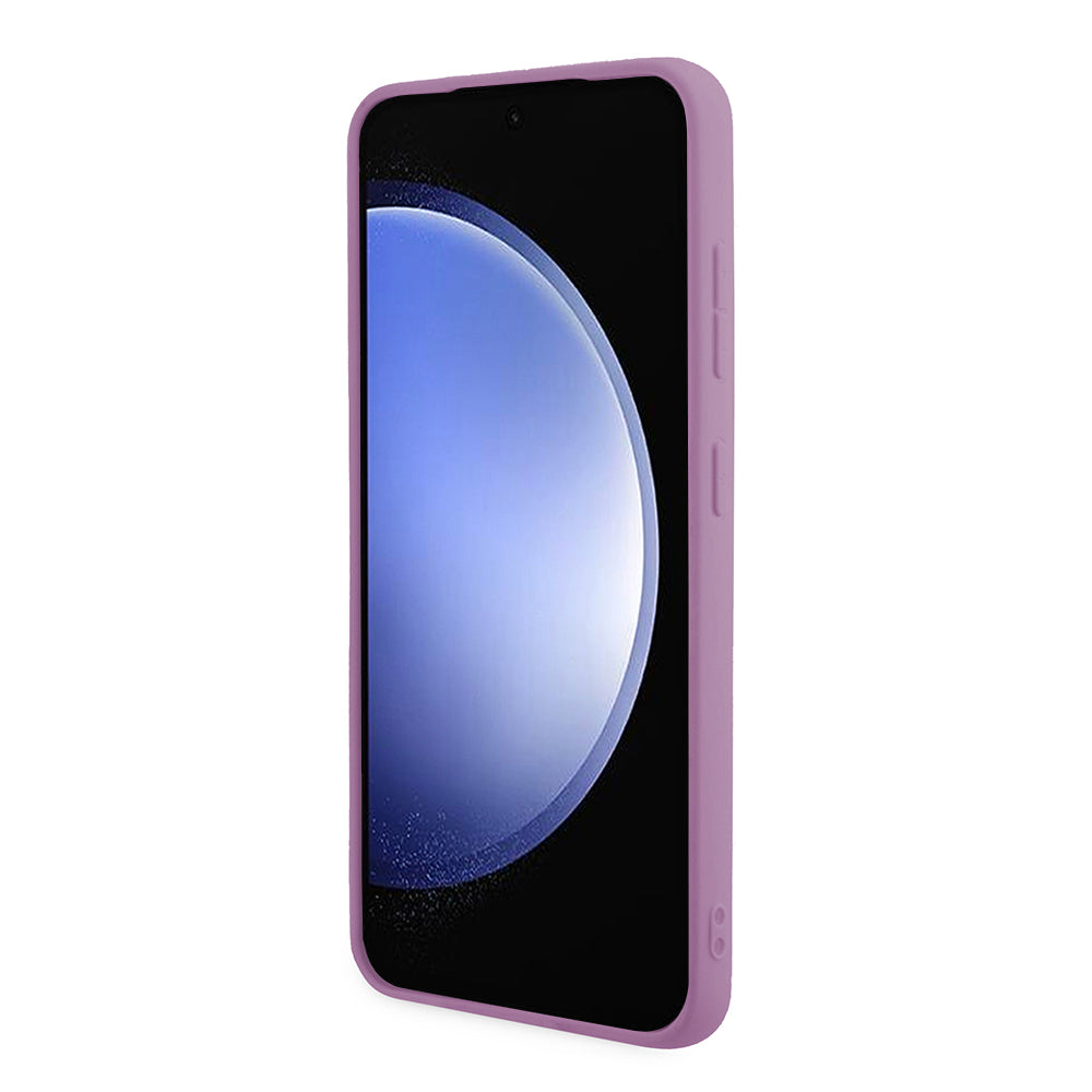 Θήκη για Samsung Galaxy S24 S921, Guess, Glitter Script, Μωβ