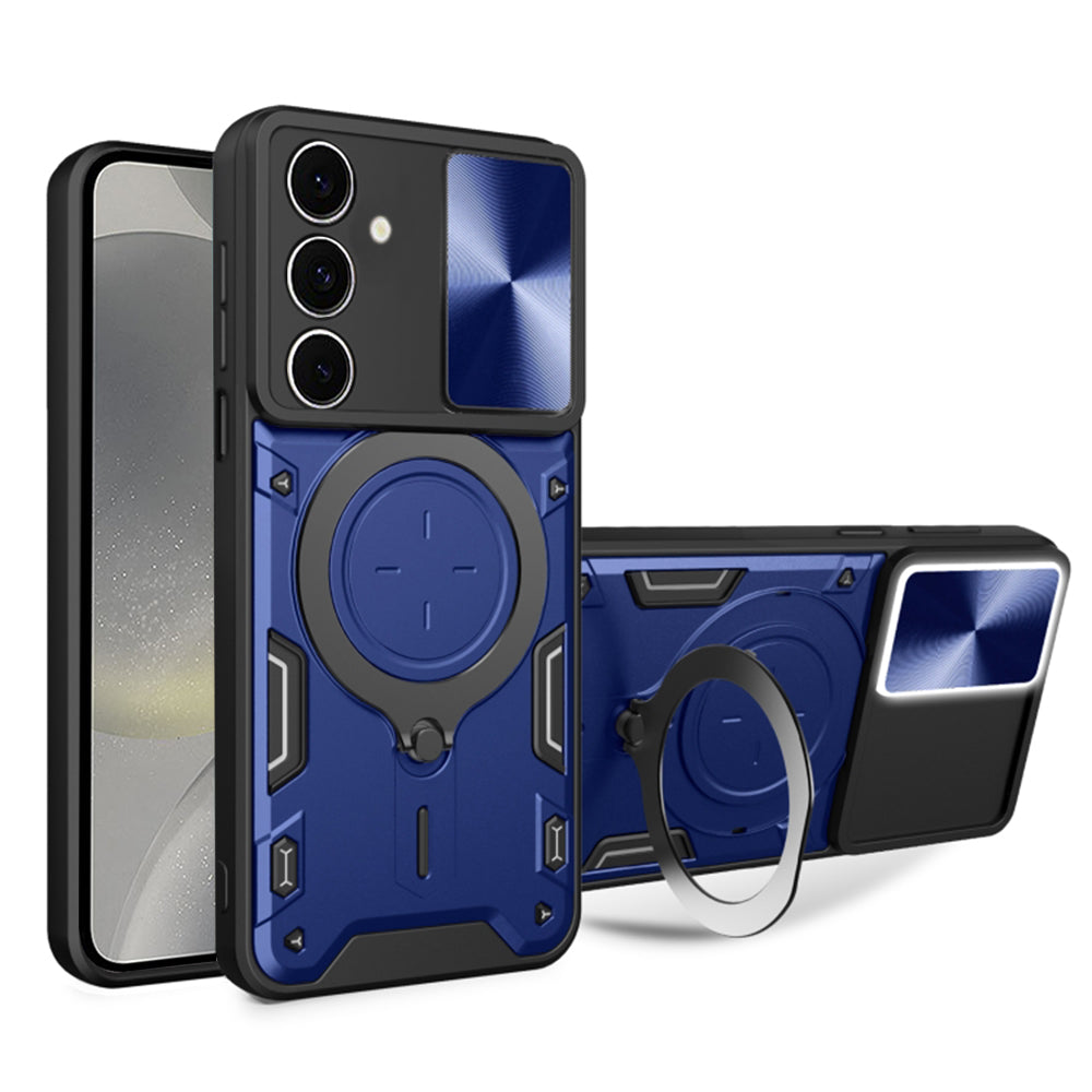 Θήκη για Samsung Galaxy S24 S921, Techsuit, CamGuard Pro, Μπλε