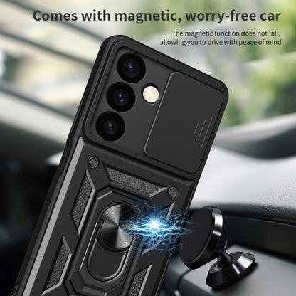 Θήκη για Samsung Galaxy S24 S921, Techsuit, CamShield, Μαύρο
