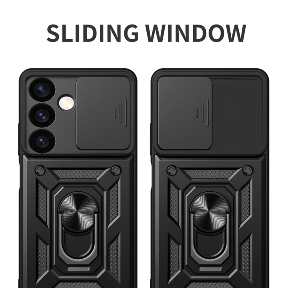 Θήκη για Samsung Galaxy S24 S921, Techsuit, CamShield, Μαύρο