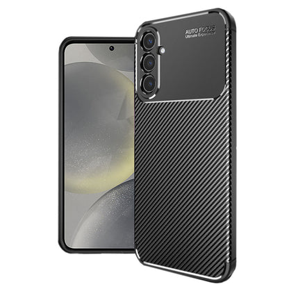 Θήκη για Samsung Galaxy S24 S921, Techsuit, CarbonFiber, Μαύρη