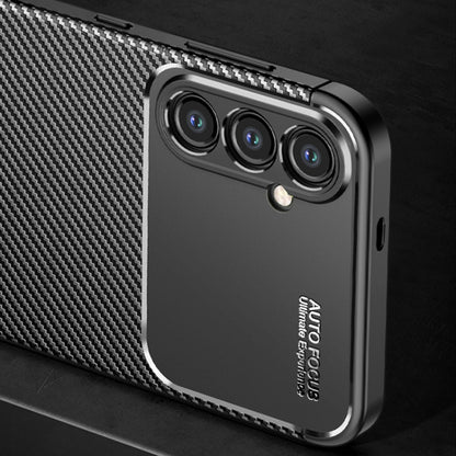 Θήκη για Samsung Galaxy S24 S921, Techsuit, CarbonFiber, Μαύρη