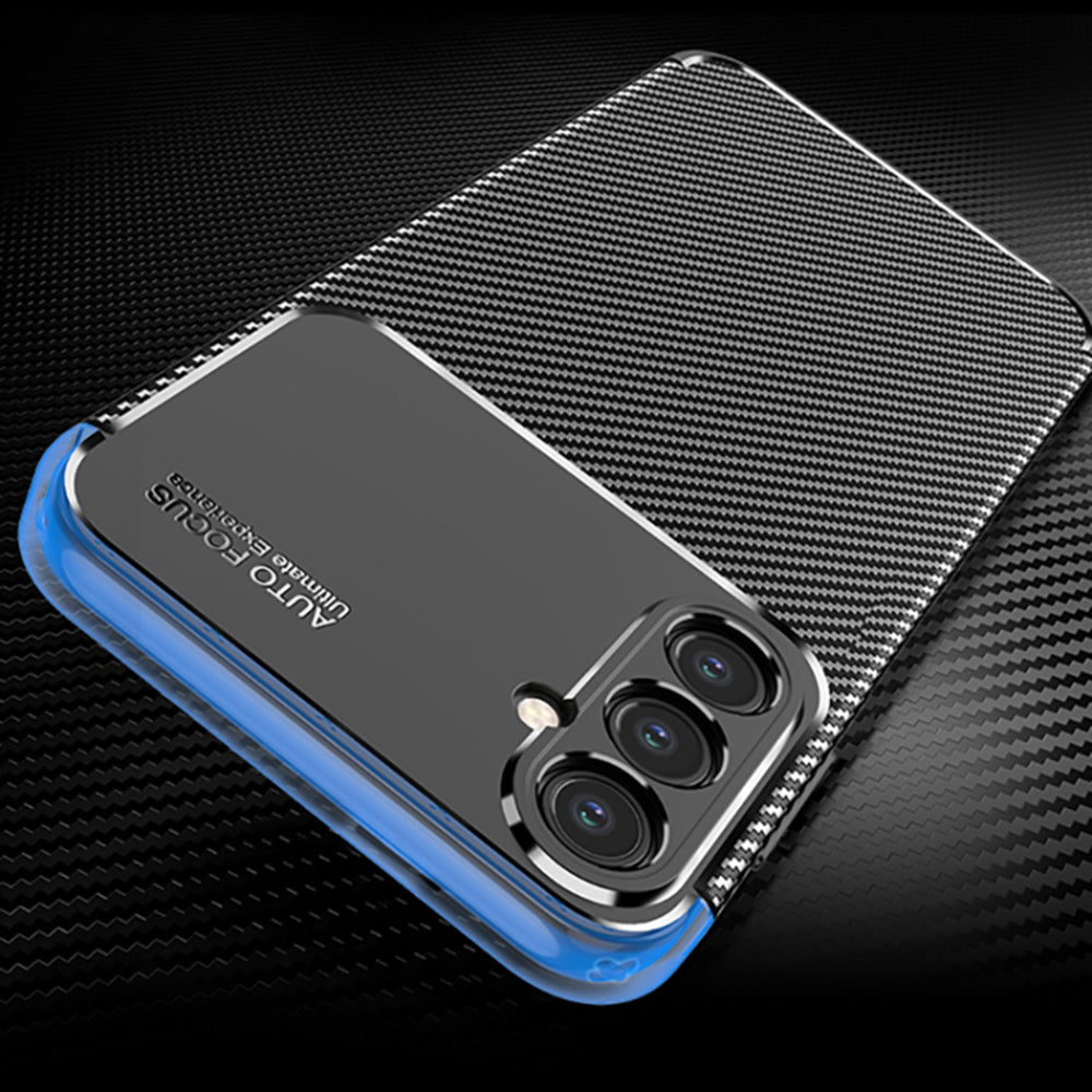 Θήκη για Samsung Galaxy S24 S921, Techsuit, CarbonFiber, Μαύρη