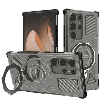 Θήκη για Samsung Galaxy S24 Ultra S928, Techsuit, Carbon Shield Pro, Καπνιστή