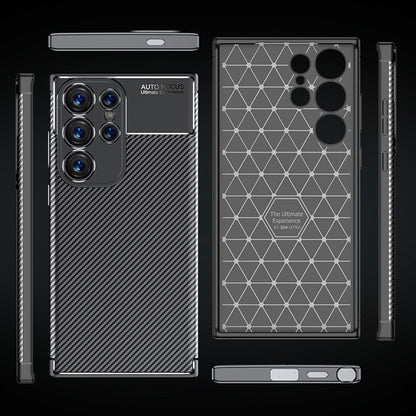 Θήκη για Samsung Galaxy S24 Ultra S928, Techsuit, CarbonFiber, Μαύρο