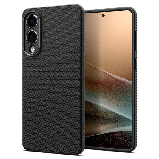Θήκη για Samsung Galaxy S25 Edge S937, Spigen, Liquid Air, Ματ Μαύρο ACS09420