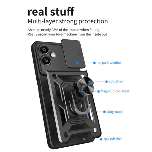 Θήκη για Samsung Galaxy S25 Edge S937, Techsuit, CamShield, Ροζ