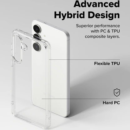 Θήκη για Samsung Galaxy S25 FE, Ringke, Fusion, Ματ Διαφανής