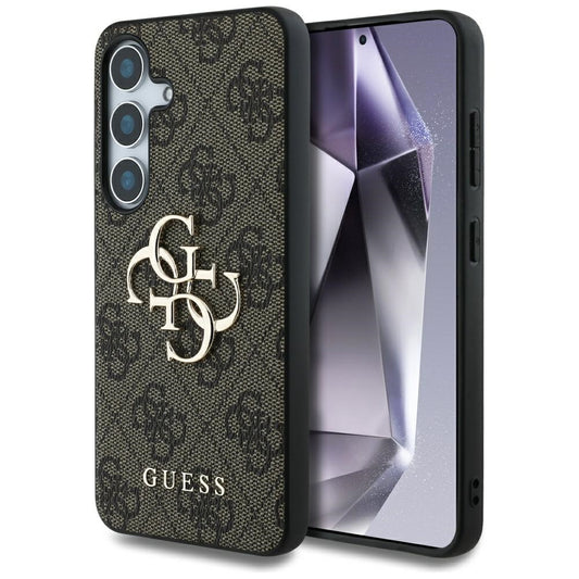 Θήκη για Samsung Galaxy S25+ S936, Guess, 4G Big Logo, Καφέ