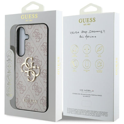 Θήκη για Samsung Galaxy S25+ S936, Guess, 4G Big Logo, Ροζ