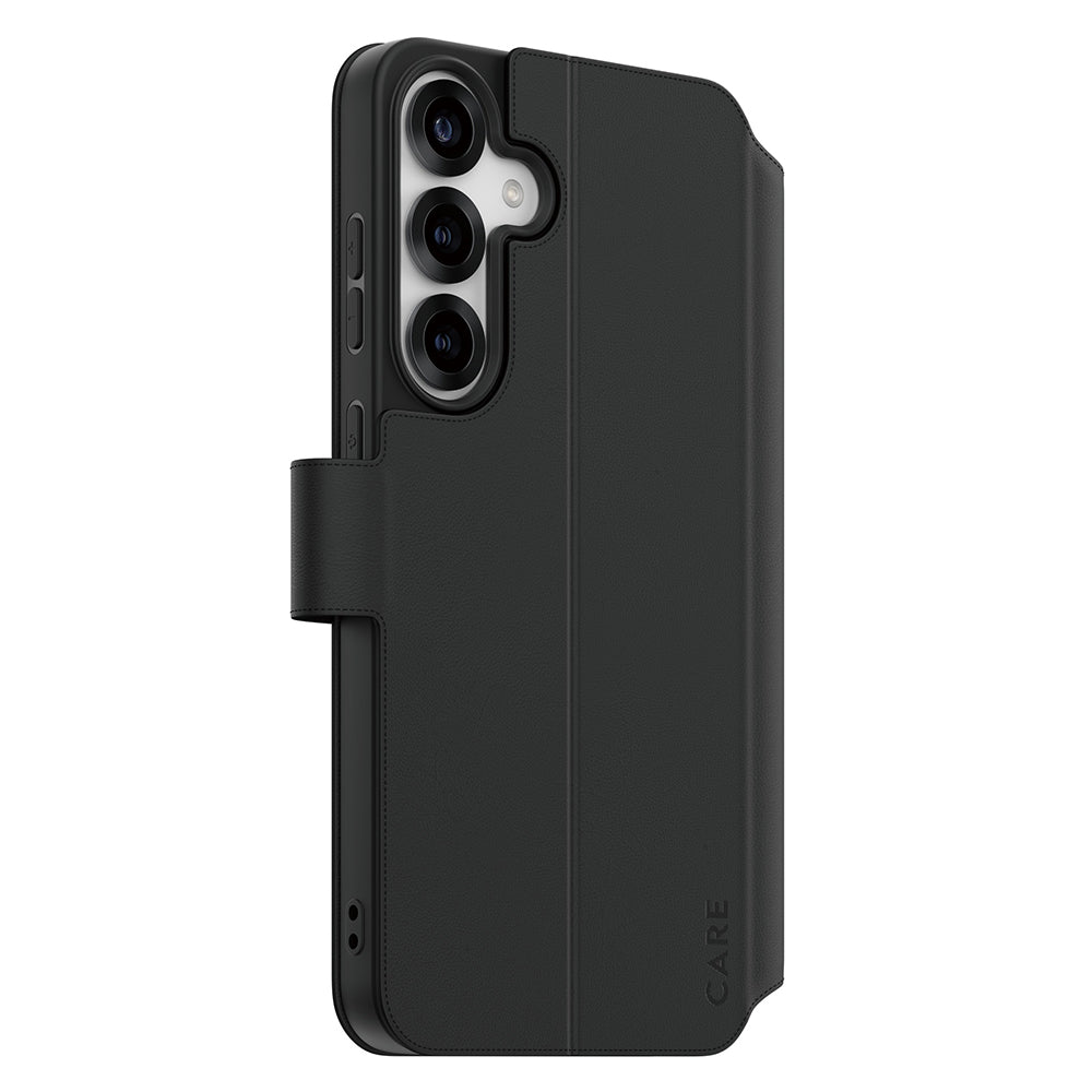 Θήκη για Samsung Galaxy S25+ S936, PanzerGlass, με χαρακτηριστικό Kickstand Wallet, Μαύρη