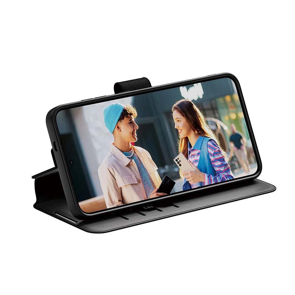 Θήκη για Samsung Galaxy S25+ S936, PanzerGlass, με χαρακτηριστικό Kickstand Wallet, Μαύρη