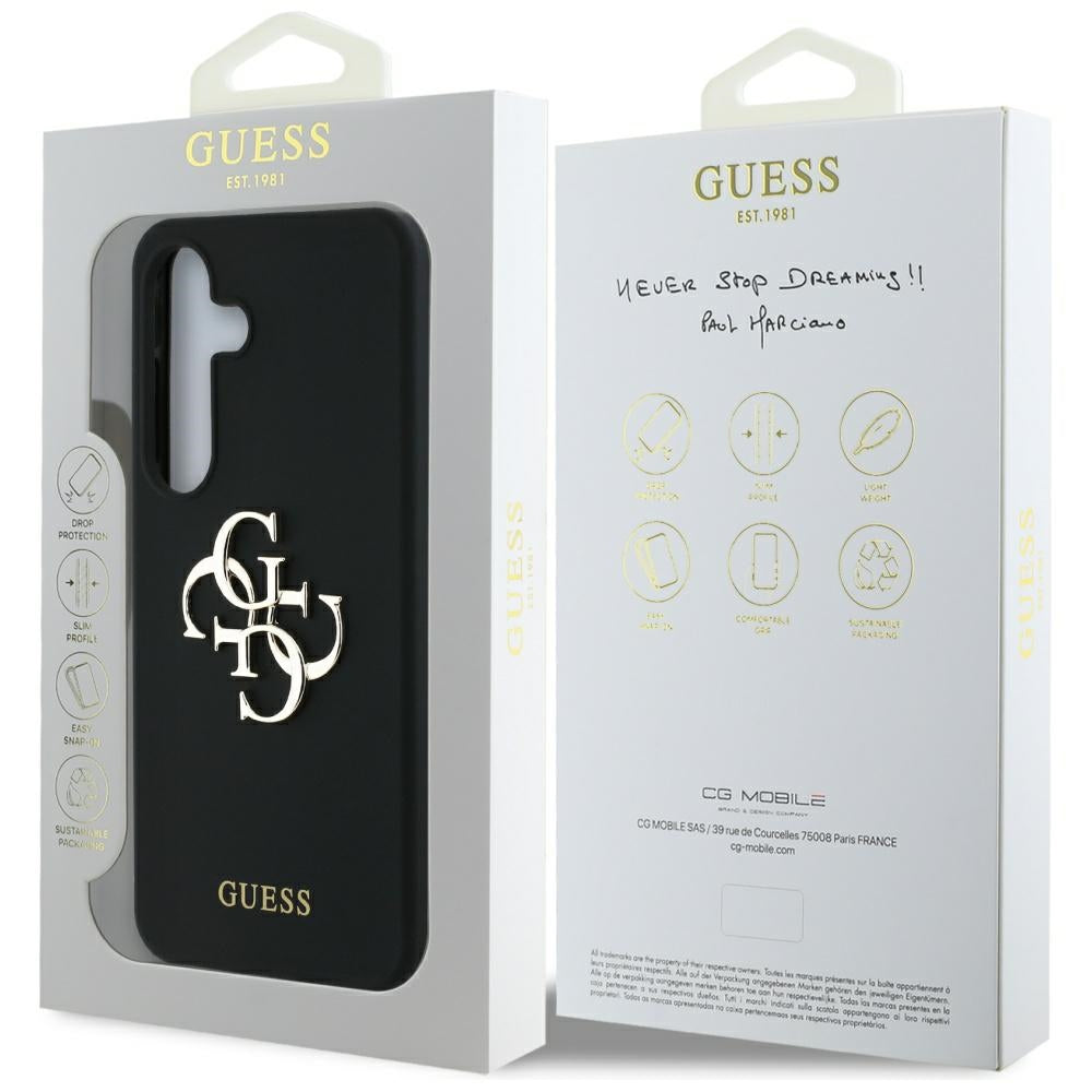Θήκη για Samsung Galaxy S25 S931, Guess, 4G Big, Μαύρη