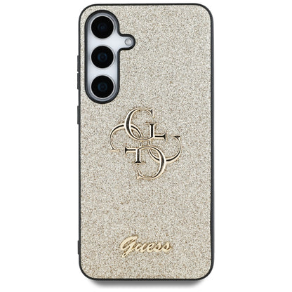 Θήκη για Samsung Galaxy S25 S931, Guess, Glitter Big 4G Script, Χρυσή