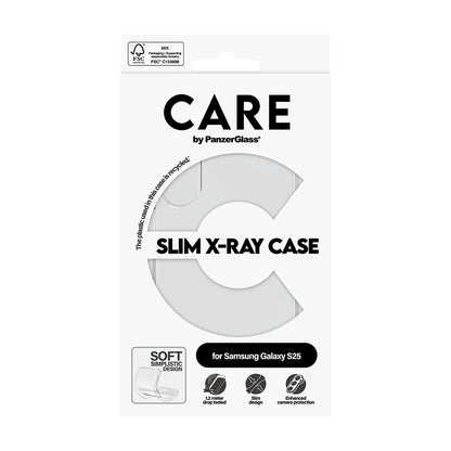 Θήκη για Samsung Galaxy S25 S931, PanzerGlass, Care Fashionable, Διαφανής