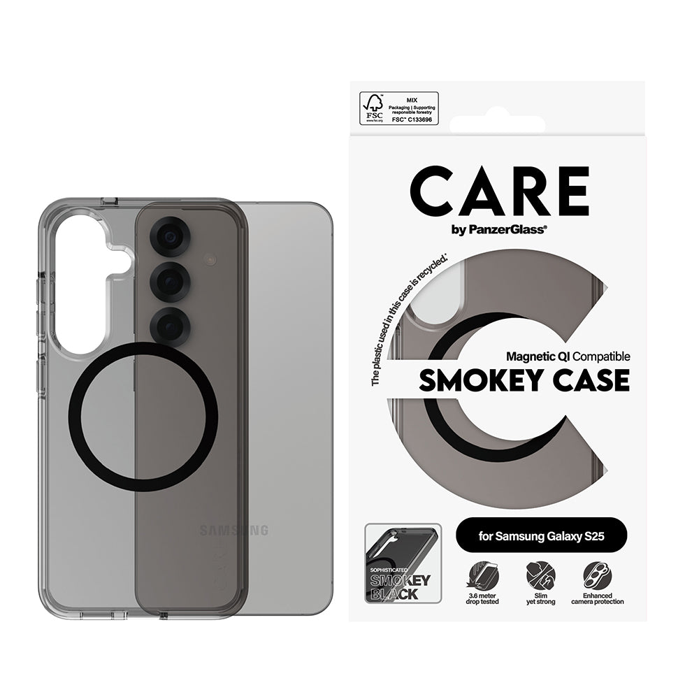 Θήκη για Samsung Galaxy S25 S931, PanzerGlass, Care Urban Combat, Μαύρη