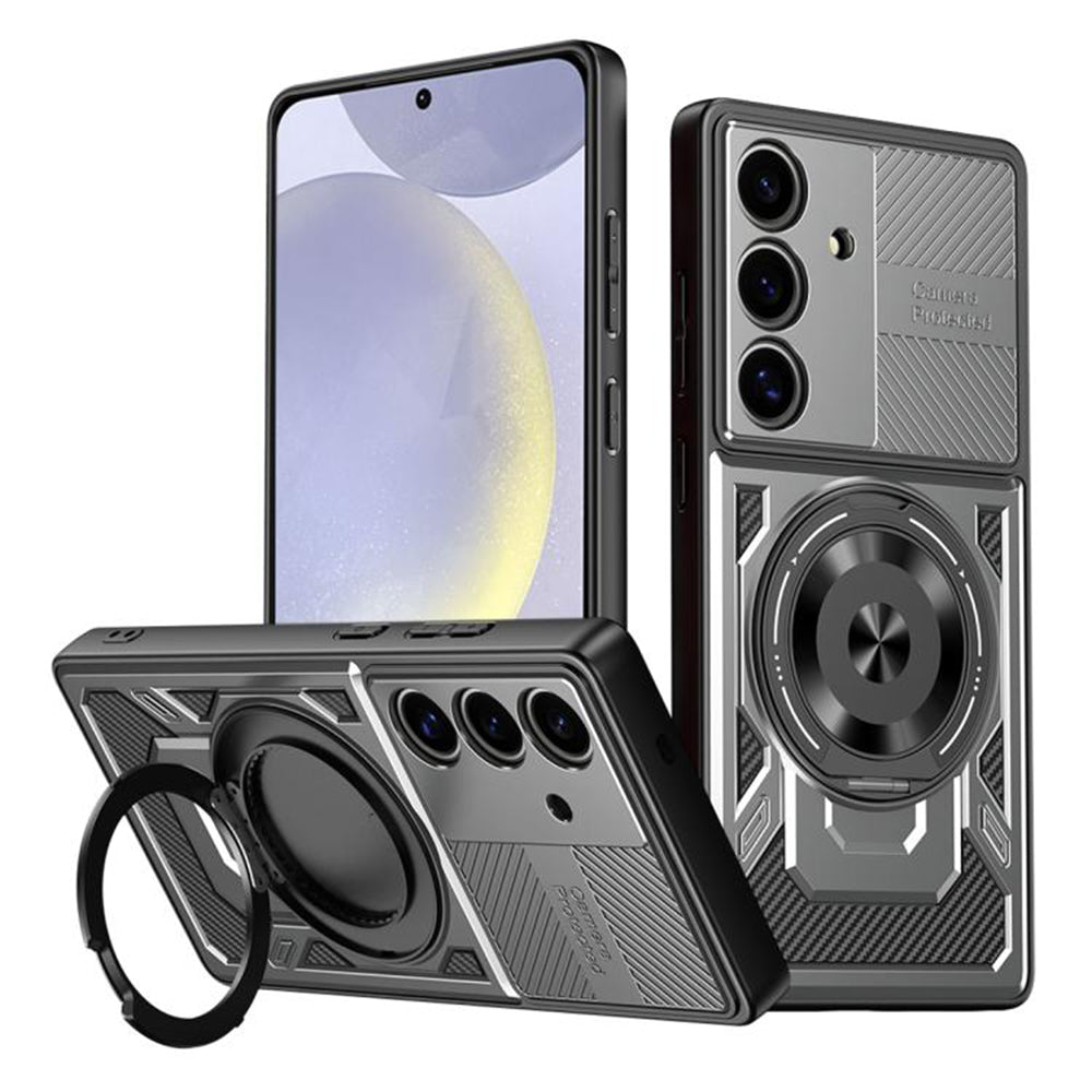 Θήκη για Samsung Galaxy S25 S931 / S24 S921, Techsuit, RuggedCam, Γκρι