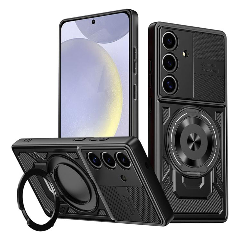 Θήκη για Samsung Galaxy S25 S931 / S24 S921, Techsuit, RuggedCam, Μαύρη