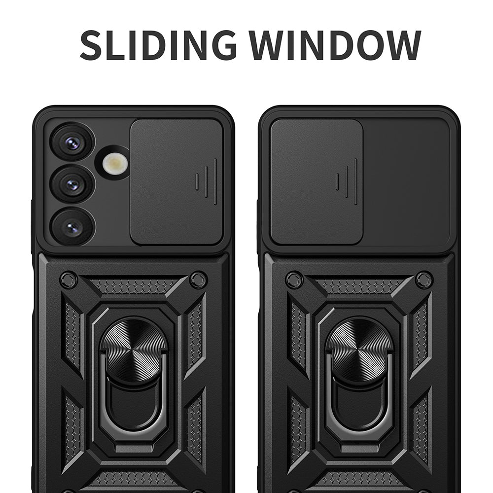 Case for Samsung Galaxy S25 S931, Techsuit, CamShield, Black