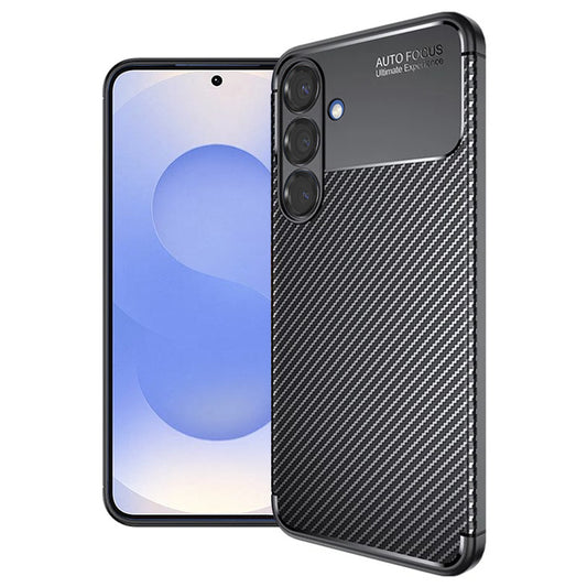 Θήκη για Samsung Galaxy S25 S931, Techsuit, CarbonFiber, Μαύρο