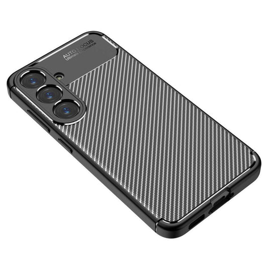 Θήκη για Samsung Galaxy S25 S931, Techsuit, CarbonFiber, Μαύρο
